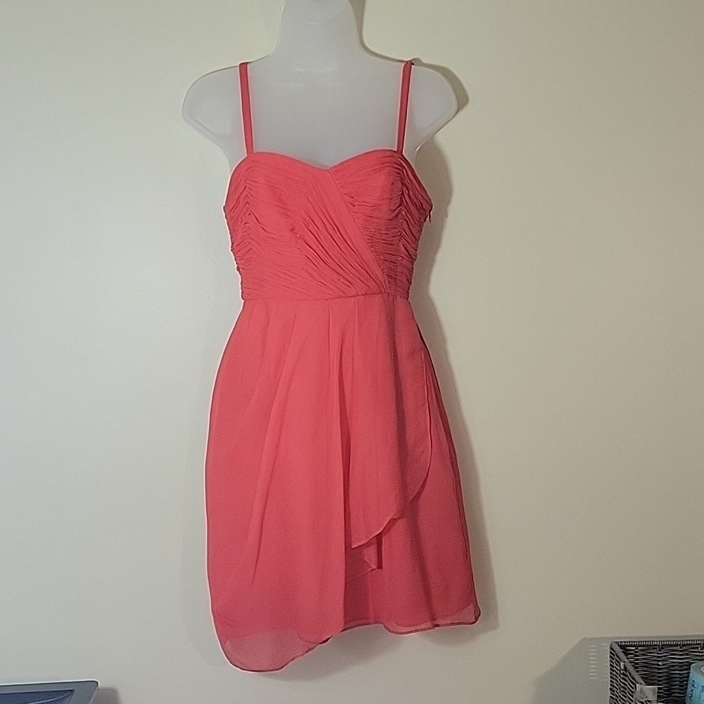 J. Crew red Silk dress Red  Layered Mini Dress sz 2 Christmas Party  Perfect